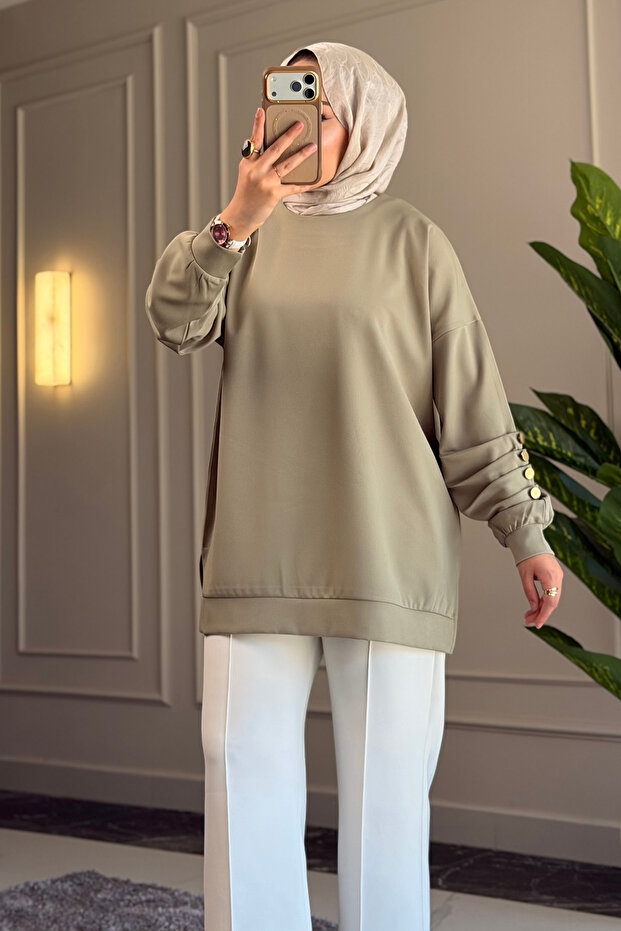 5633 - سترة نسائية طويلة مريحة وعادية