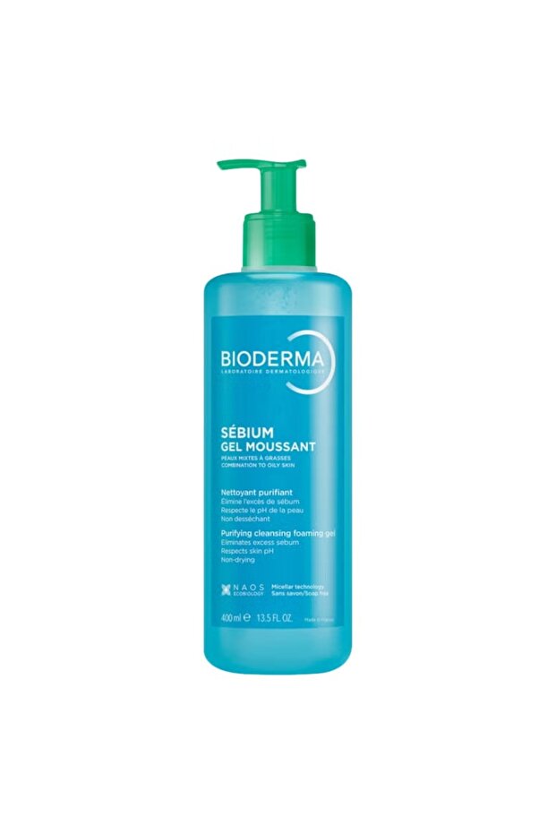 Sebium Moussant Purifying Cleansing Foaming Gel 400ml