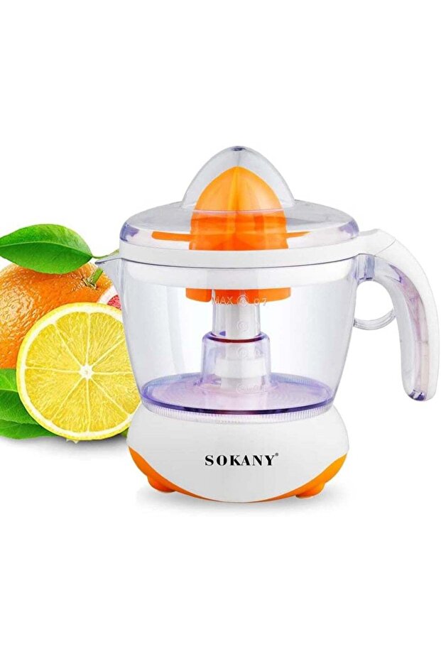 Efficient Orange and Lemon Juicer Electric Citrus Squeezer, 24oz Large Capacity Pitcher