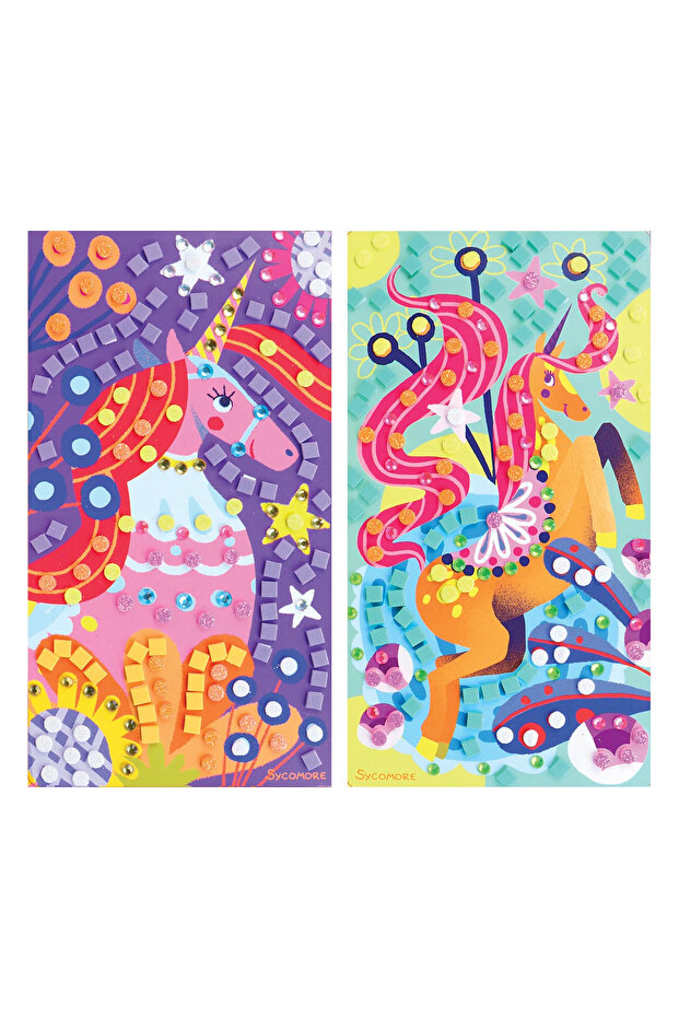 Set creativ de mozaic, Unicorni - 3