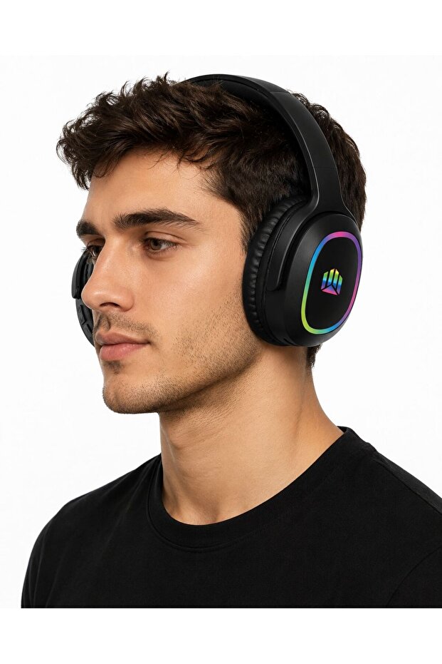 Casti Wireless, model M9, negru - 1