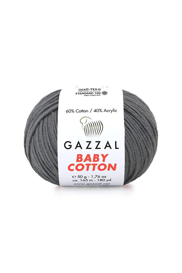 Color Code-3450 Gazzal Baby Cotton Amigurumi Toy Bag Punch Thread Yarn 50 Gr