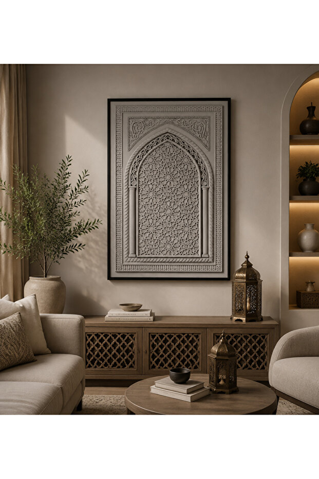 Wall Panel Black Frame 120*80 Shw-1111B