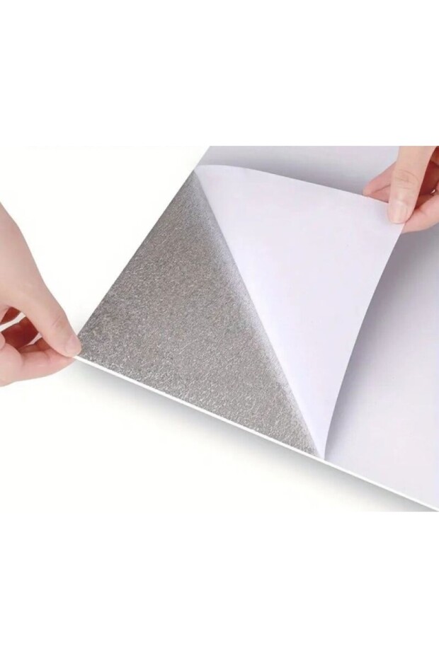 Adhesive White Marble Patterned Sticker 30X30 cm