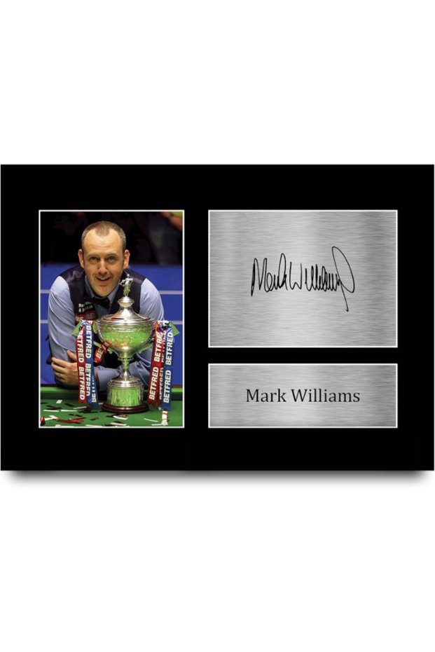 A4 Mark Williams Snooker Gifts Printed Signed Autograph Picture for WST Memorabilia Fans