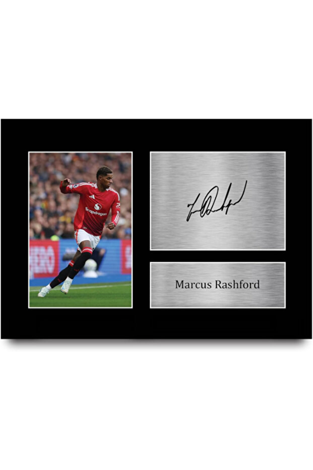 Marcus Rashford Gift Signed A4 Printed Autograph Print Photo Picture Display