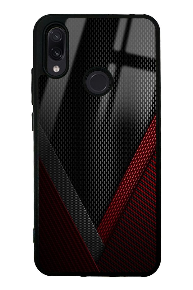 حافظة هاتف Xiaomi Redmi Note 7 Red Tracer بتصميم لامع