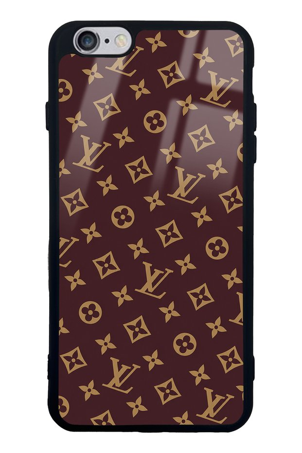 iPhone 6 Plus Red Lv Design Glossy Phone Case