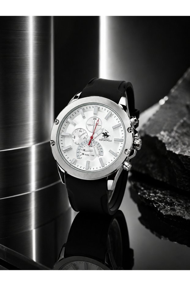 Sporty Silicone Cord Men's Wristwatch