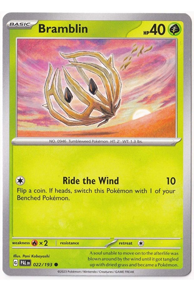 Bramblin 022/193 - Paldea Evolved - Card (Mint)