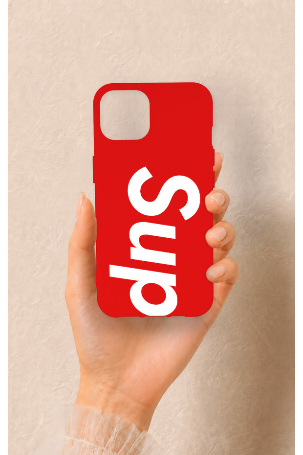 iPhone 13 Compatible Sup Patterned Silicone Case