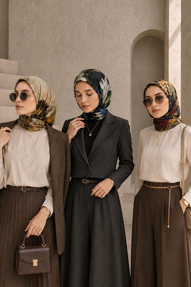 وشاح قطني ناعم بنمط تجريدي، طبيعي، بنمط بيزلي، اشترِ 3 واحصل على 2
