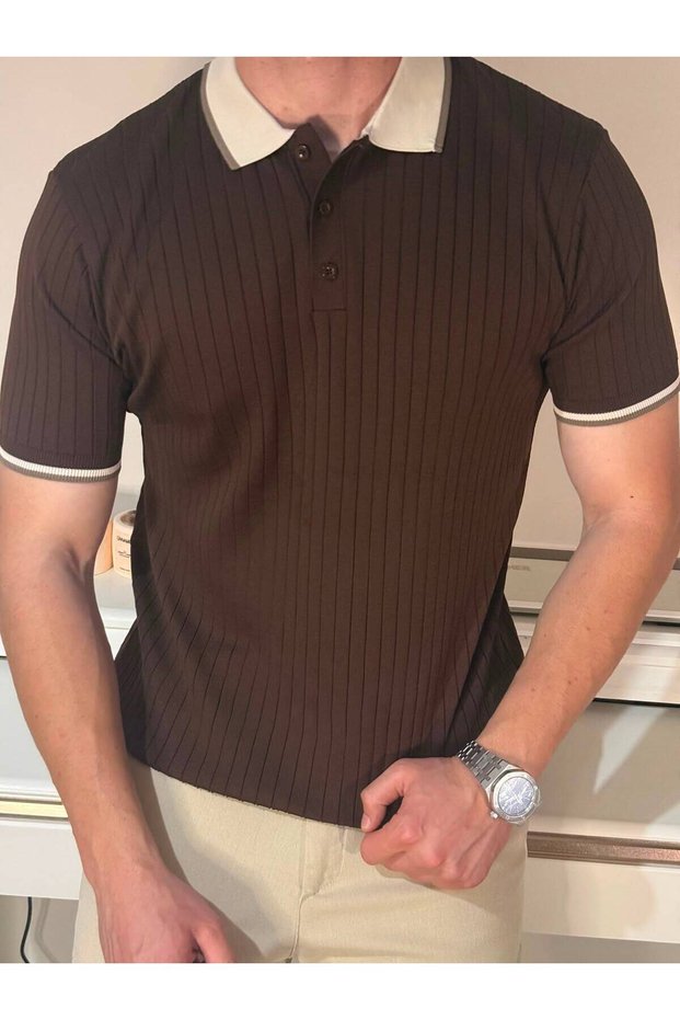 Knitwear Polo Neck Old Money Premium T-Shirt