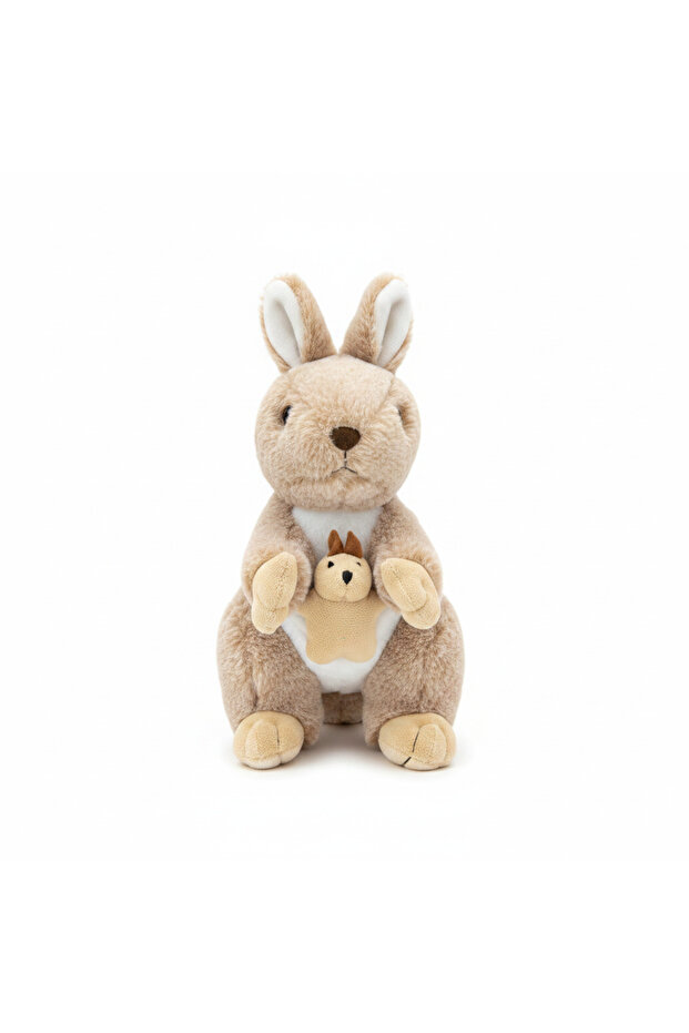 Plush Kangaroo with Joey Stuffed Animal Toy