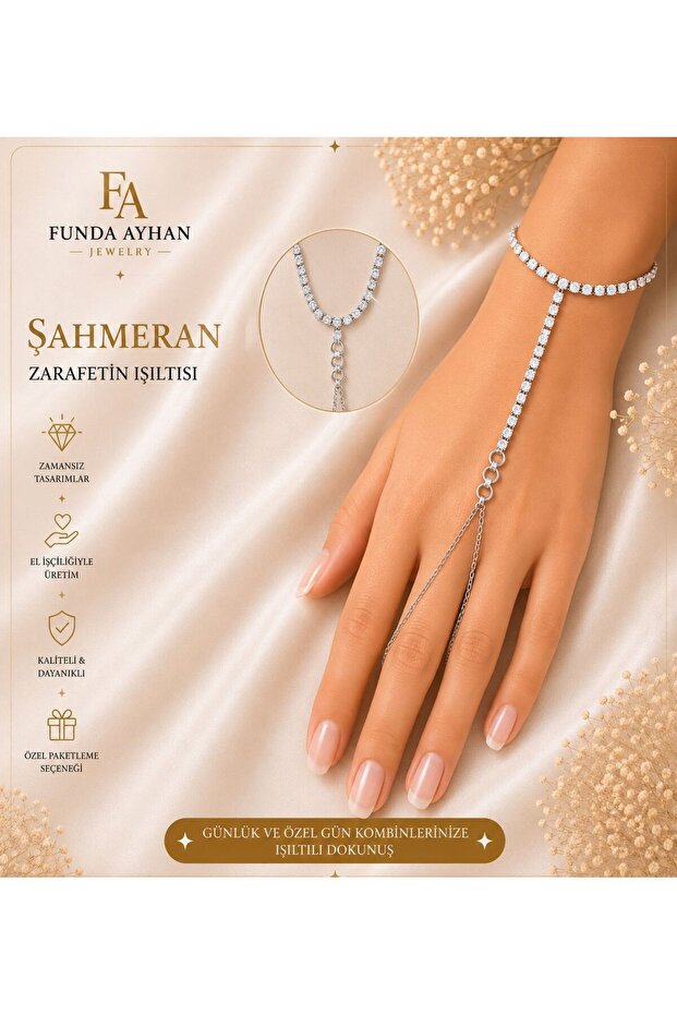 Funda Ayhan Jewelry Stone Detailed Şahmeran Bracelet – Elegant and Modern Design