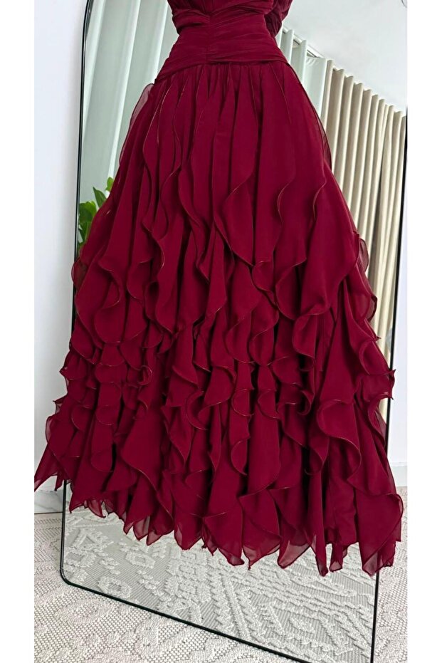 chiffon dress - 3