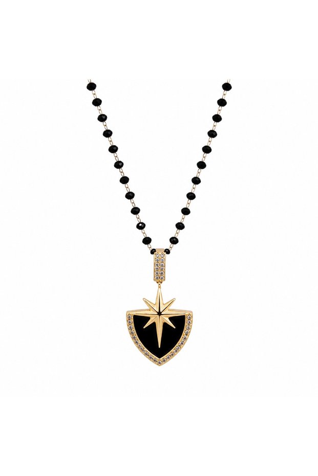 North Star Necklace Stainless Steel 40 + 5 cm