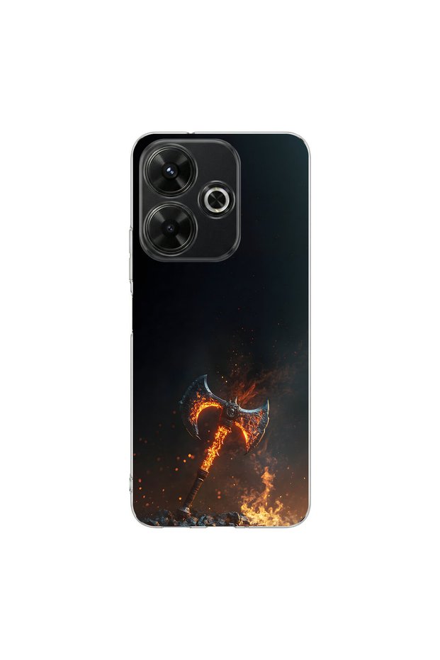 Redmi 13 Compatible Savaş 1 Design Transparent Case