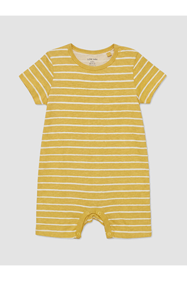 Sparkling Choices from Shining Store Zero Roba Collar Striped Baby Boy Romper