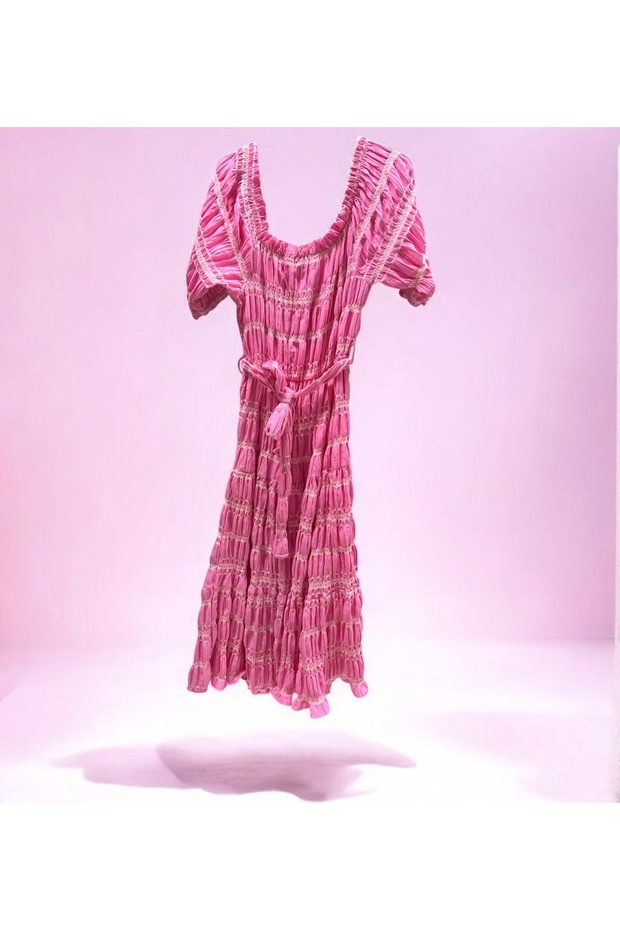 PINK WOMEN'S DRESS