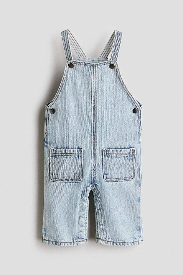 Denim dungarees