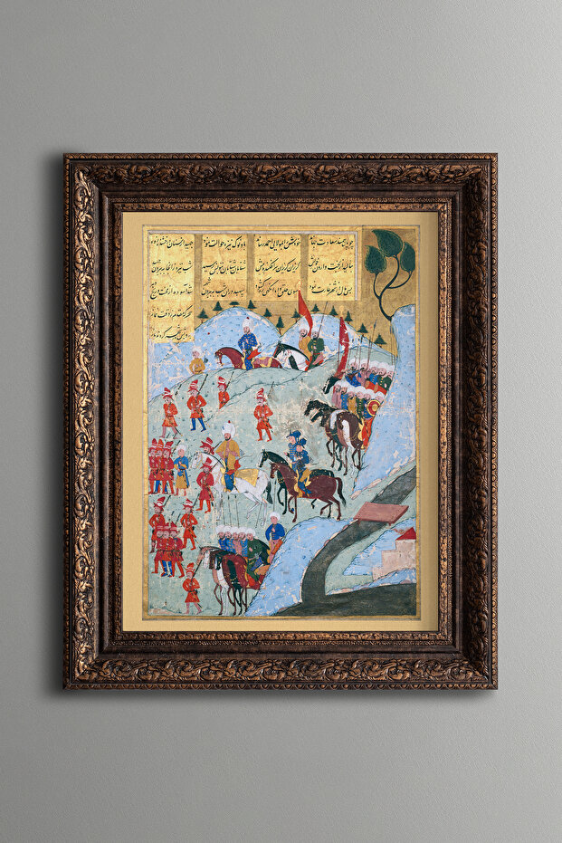 Zapt of Tunisia - Vintage Patterned Painting - Thick Model
