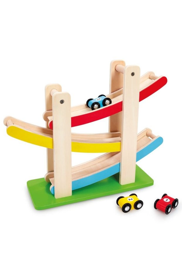 Woodlets Zig Zag Wooden Race Track