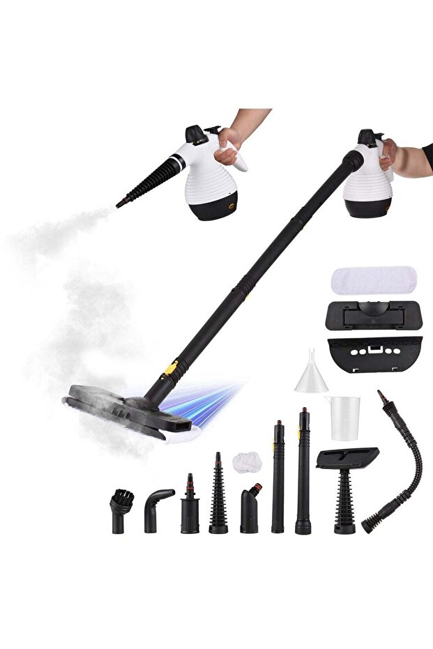 Steam Cleaner, 1000W Pressurized Steamer for Cleaning, Multi-Purpose Steamer for Home, Handheld Steam Cleaner