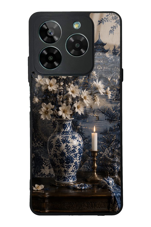 Gm Era 50 Blue Pagoda Elegance Designed Glossy Phone Case