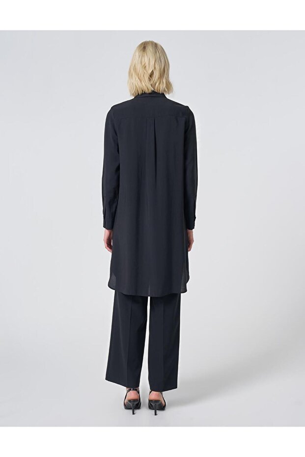 Patı Gizli Modal Basic Tunic Black - 5