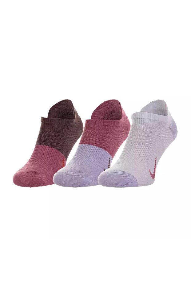 جوارب W NK EVERYDAY PLUS النسائية المكونة من 3 قطع من نوع Dri-Fit