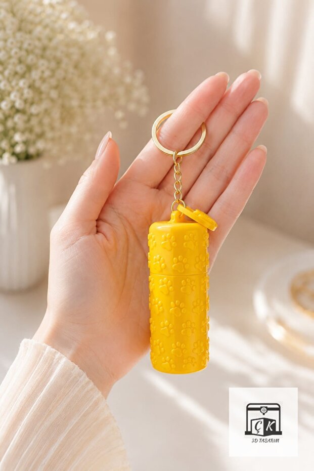 Lip Balm and Lipstick Case Keychain and Bag Accessory