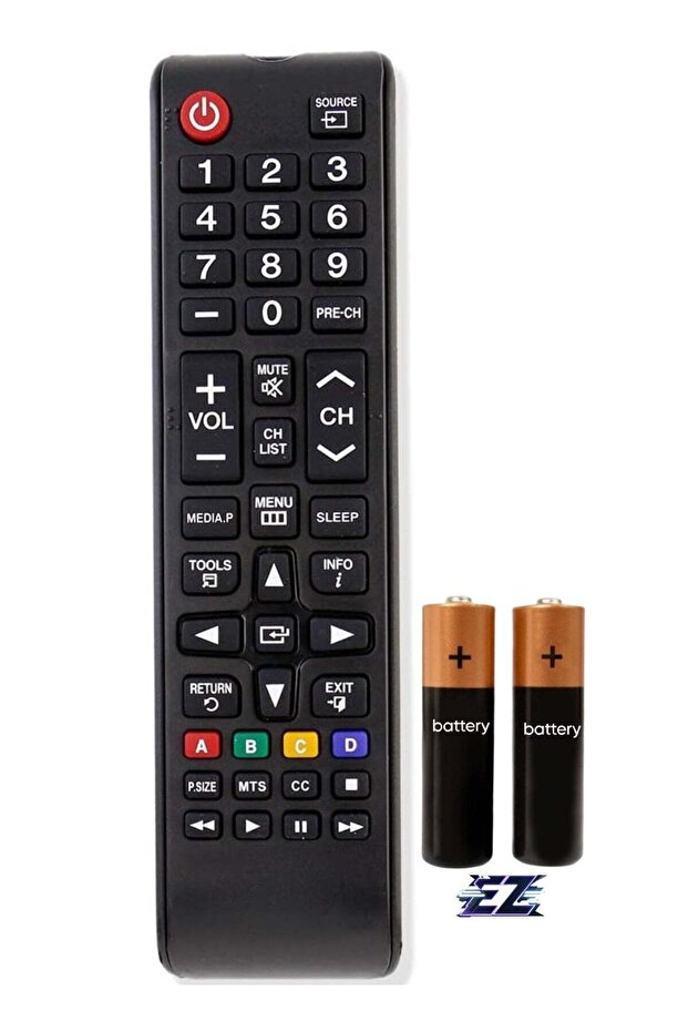 Replacement Remote Control for UN32EH4003 UN32EH4000 UN40H5003 Samsung LED HDTV with battery