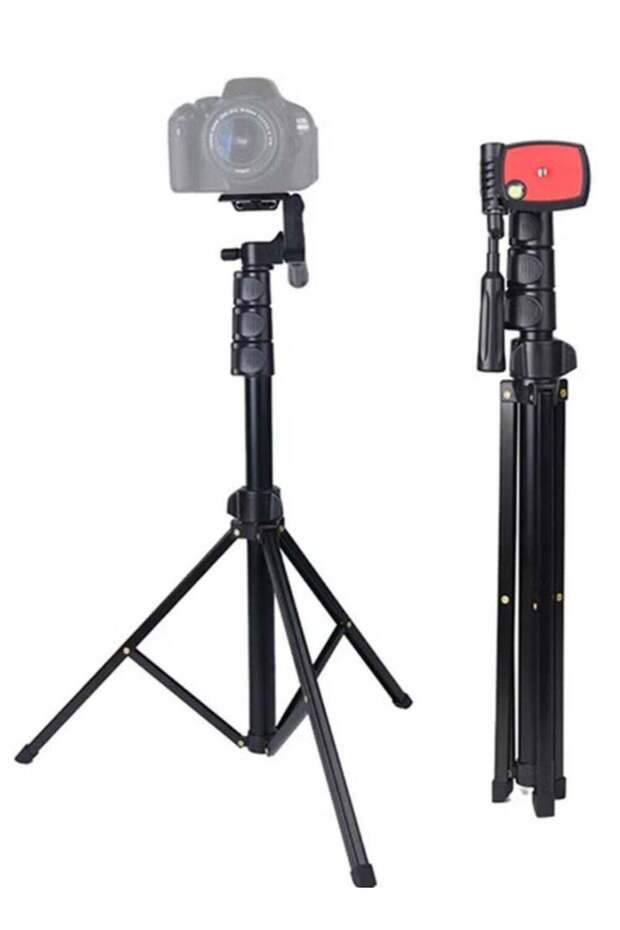 KP-2206 Multi-functional Adjustable Portable Camera Tripod, Black