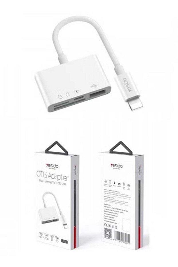 GS12 Lightning to USB OTG Adapter – High-Speed Data Transfer for iPhone & iPad