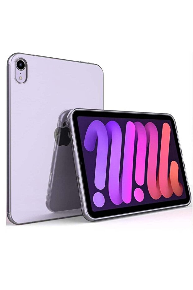 iPad Mini 6 Clear Case, Slim Design Flexible Soft TPU Protective Cover for iPad Mini 6th Generation 8.3 Inch (2021) Tablet, Transparent