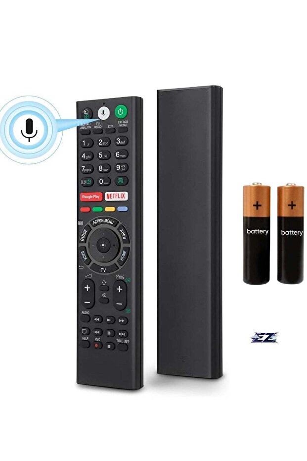 Replacement Remote Control for Sony TV, for Sony Bravia TVs, for All Sony 4K UHD LED LCD HD Smart TVs - With Battery