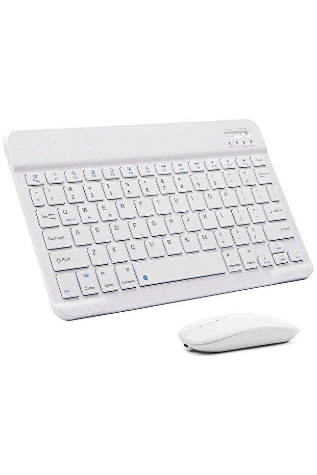 Ultra-Slim Bluetooth Keyboard and Mouse Combo Rechargeable Portable Wireless Keyboard Mouse Set