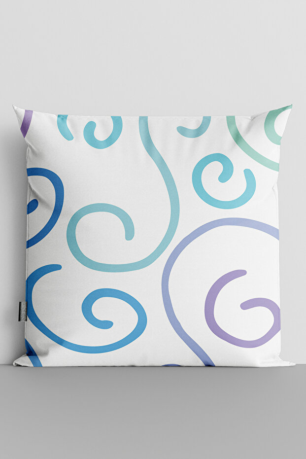 Colorful Shapes Double Sided Digital Printed Pillow Throw Pillow Cover-663
