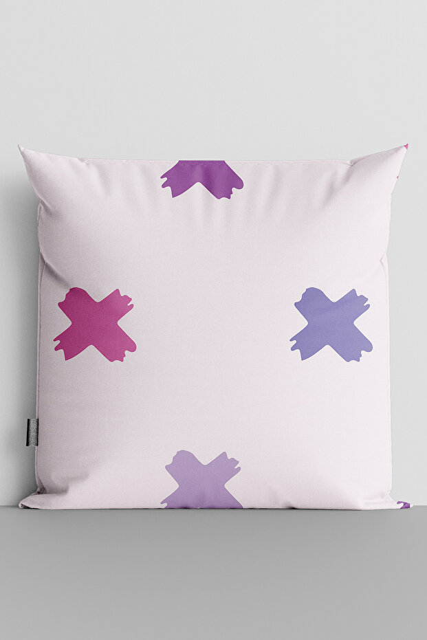 Colorful Bumpers Double Sided Digital Printed Throw Pillow Cover