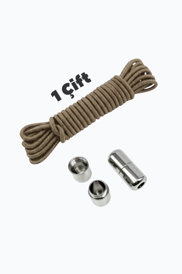 90 cm Practical Elastic Round Laces and Capsule Set