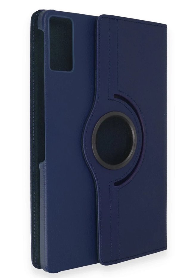 Uryport Tab M8 Case 360 Tablet Leather Case - Navy Blue