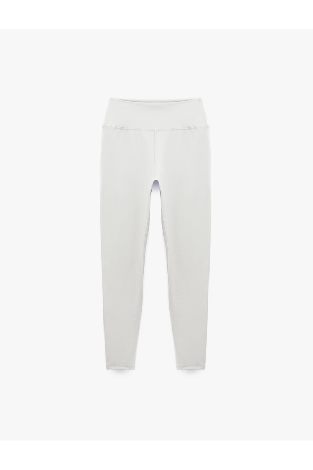 High Waist Slim Fit Interlock Sports Leggings
