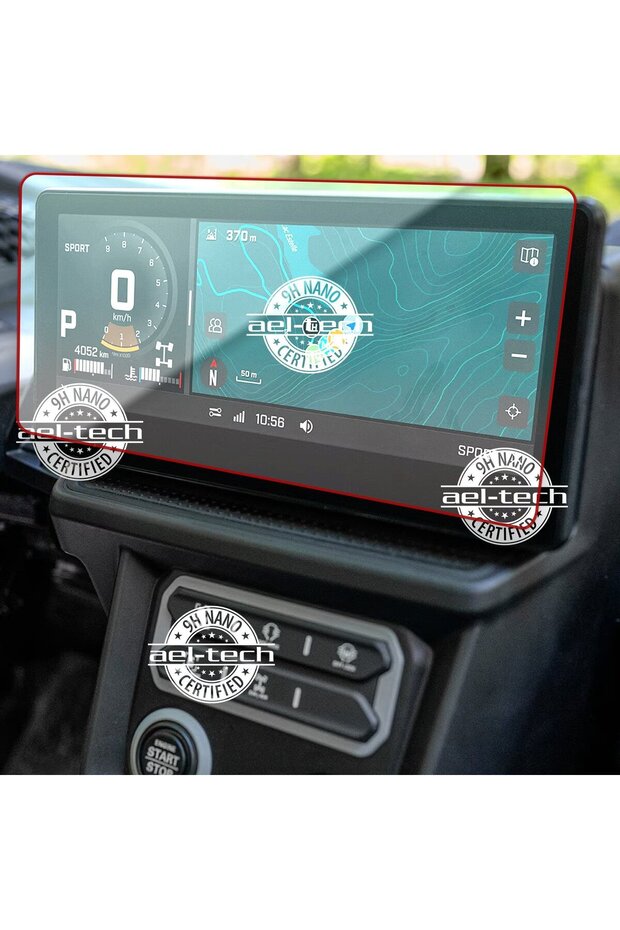 Can-Am Outlander 850/1000Rr Compatible Digital Instrument 9H Nano Screen Protector
