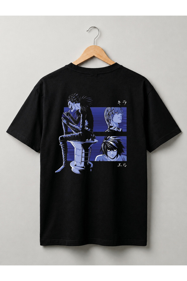 Death Note Designed Unisex Oversize Cotton Tshirt