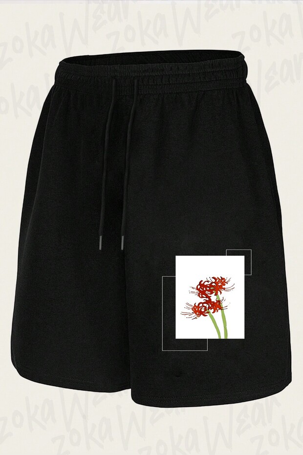 Unisex Lycoris Recoil Design Printed Shorts