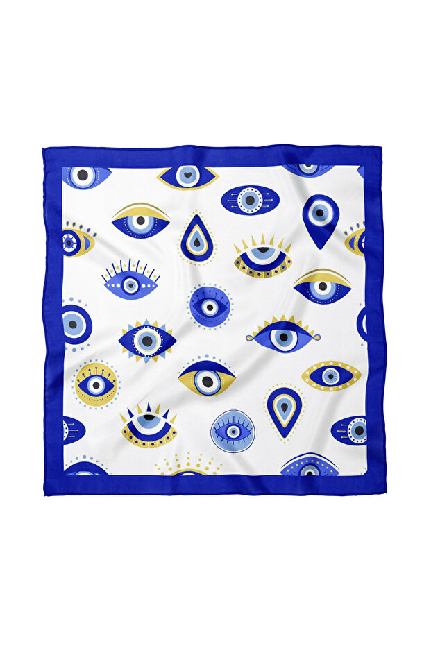 Eye Patterned Scarf / Bandana 50X50Cm
