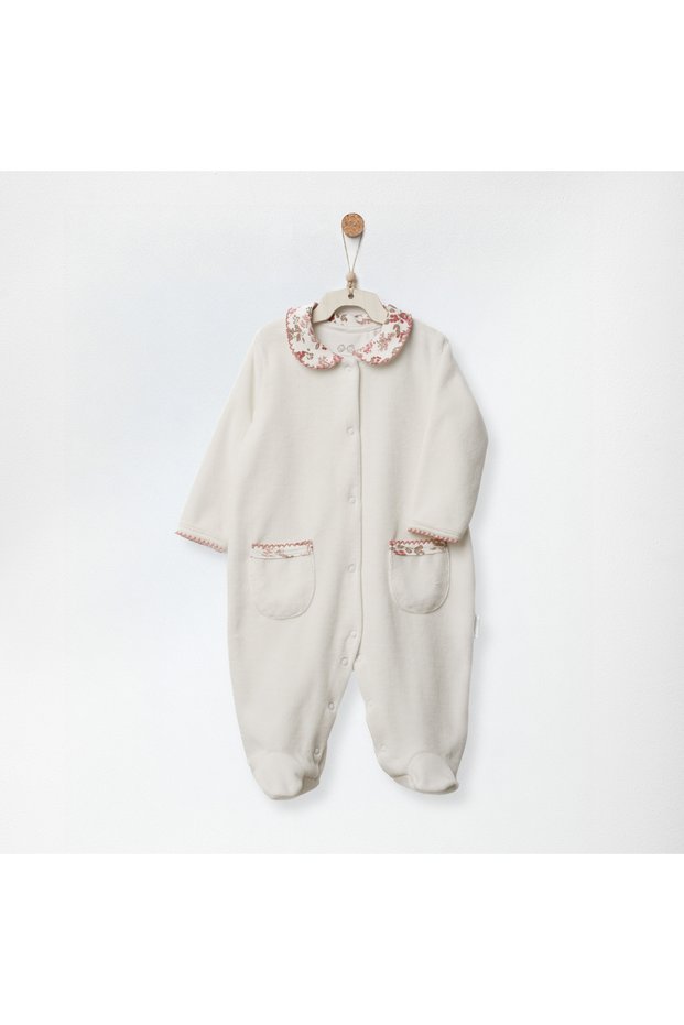 Baby Jumpsuit Romper Velvet Floral Dreams