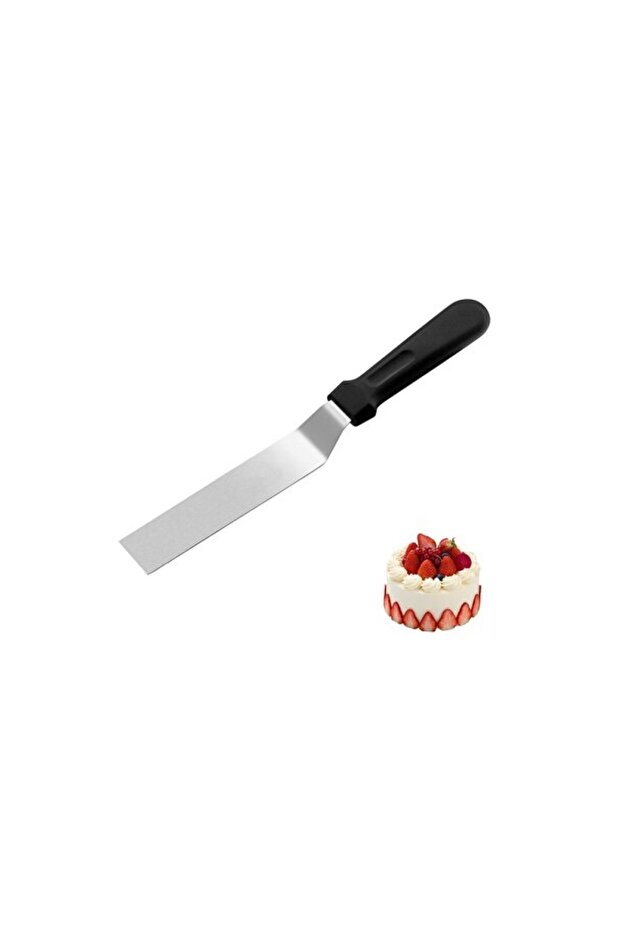 Angled Pastry Spatula 20cm, Blunt Tip, Practical and Durable Design