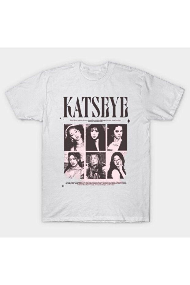 Katseye Printed Cotton Oversize T-Shirt